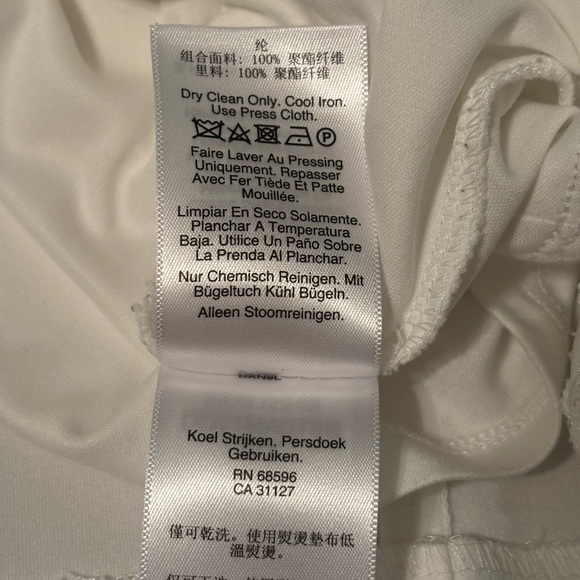 DKNY Tulip Sleeve Ivory Dress - Picture 6 of 9